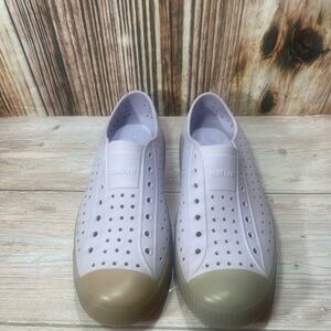 Native Shoes Kids Jefferson Waterproof Shoes Sneakers Purple/taupe Size J6